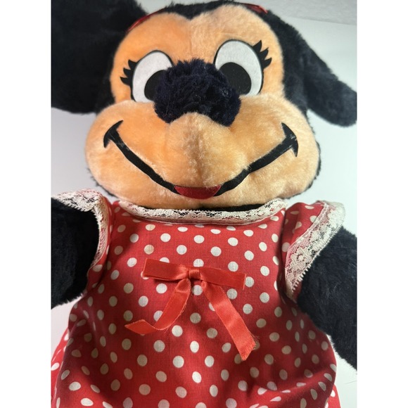 Minnie Mouse Plush Walt Disney Characters Production Toy Doll Made in USA - Picture 6 of 7